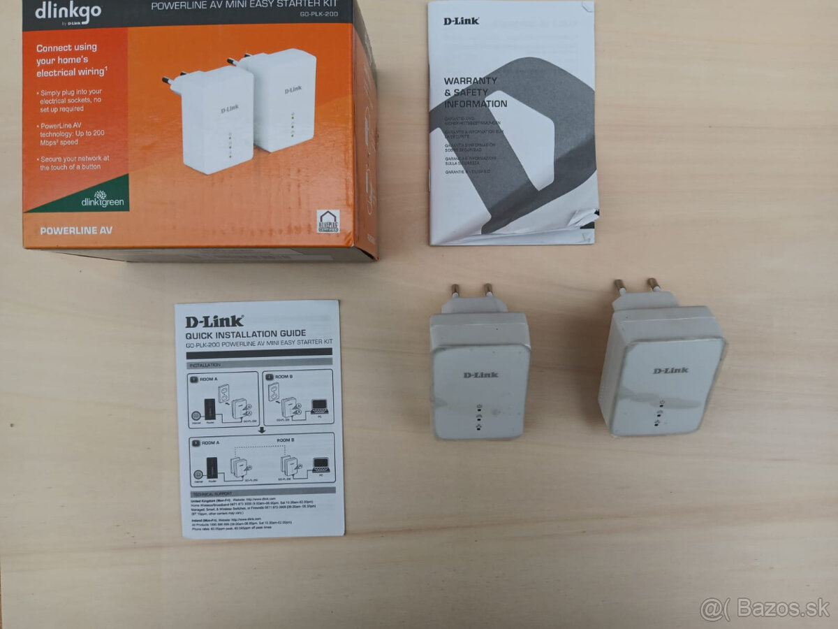 Predám Powerline adaptéry D-Link