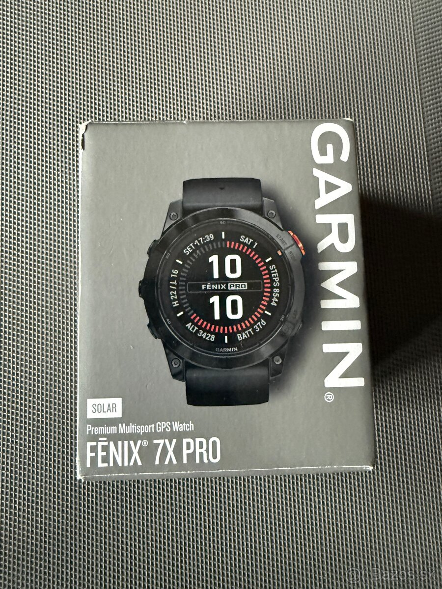 Garmin Fenix 7X Pro Solar nove