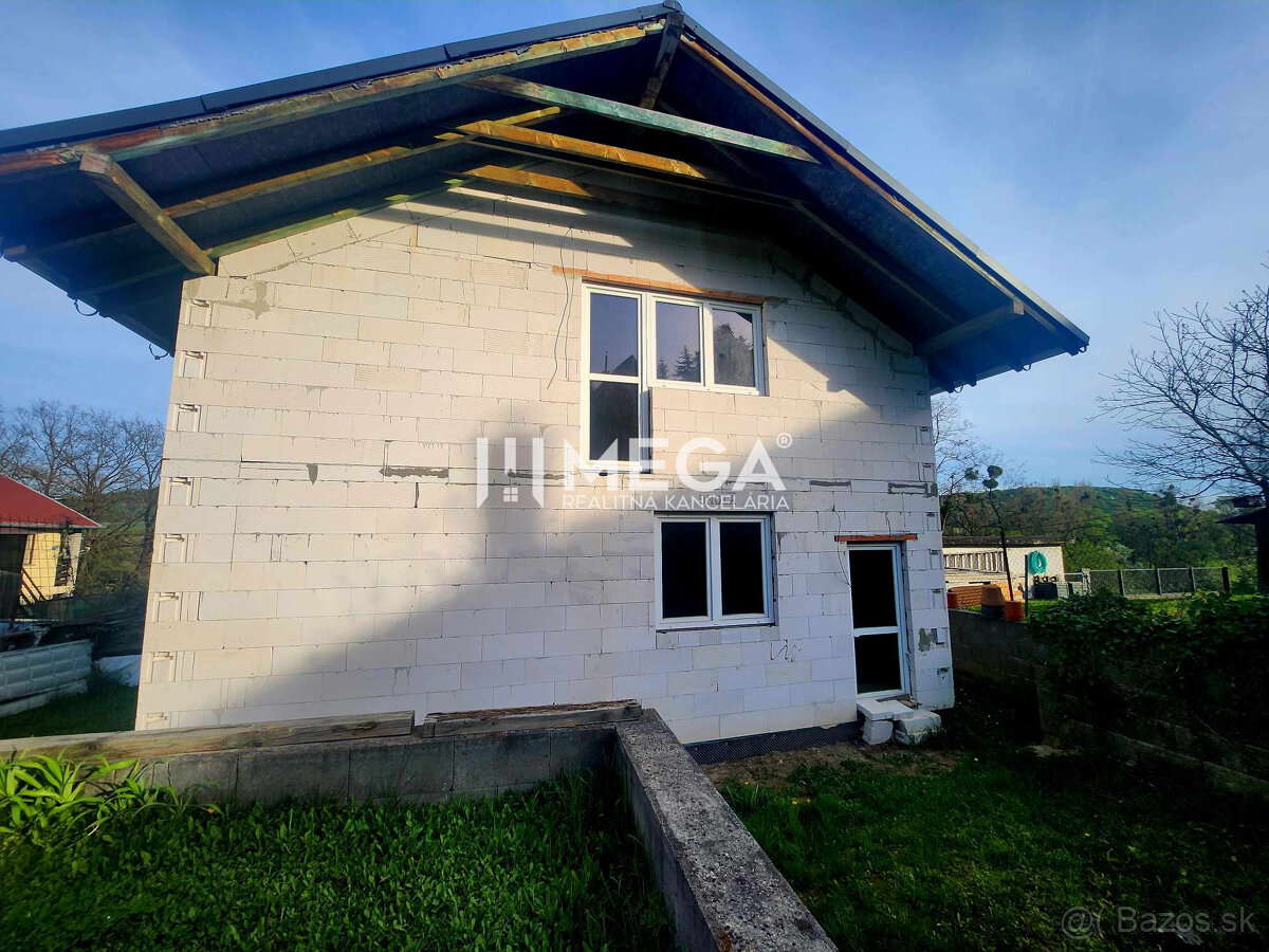 Na predaj uzavretá hrubá stavba RD, Svinica, Košice - okolie