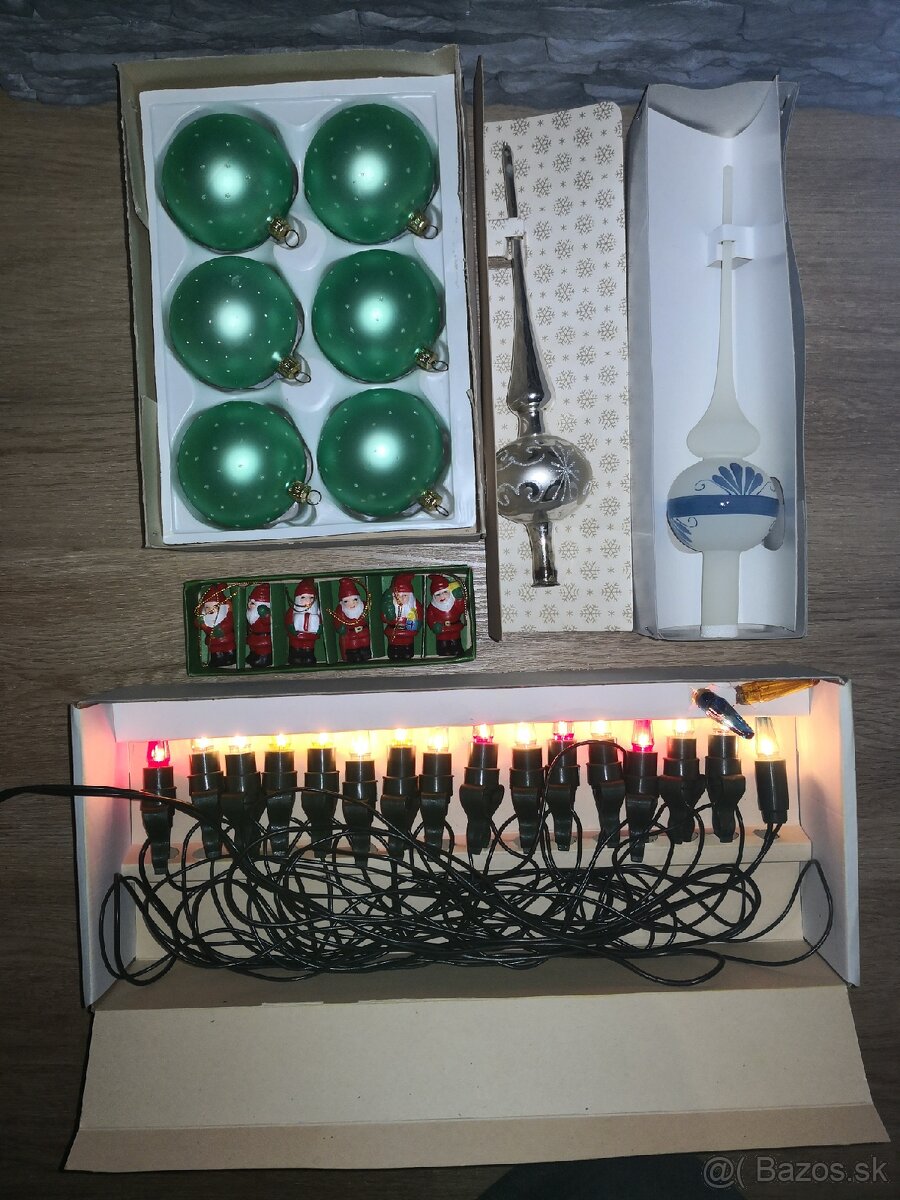 Retro vianočné ozdoby