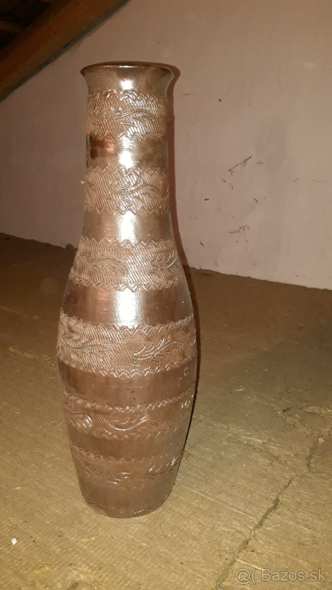 Keramická váza,veľká váza , retro váza