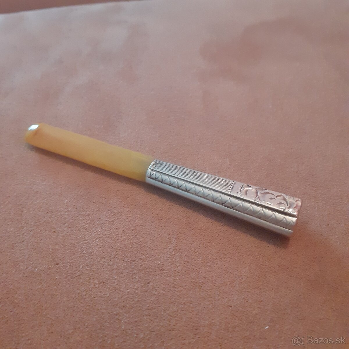 strieborná cigaretová špička