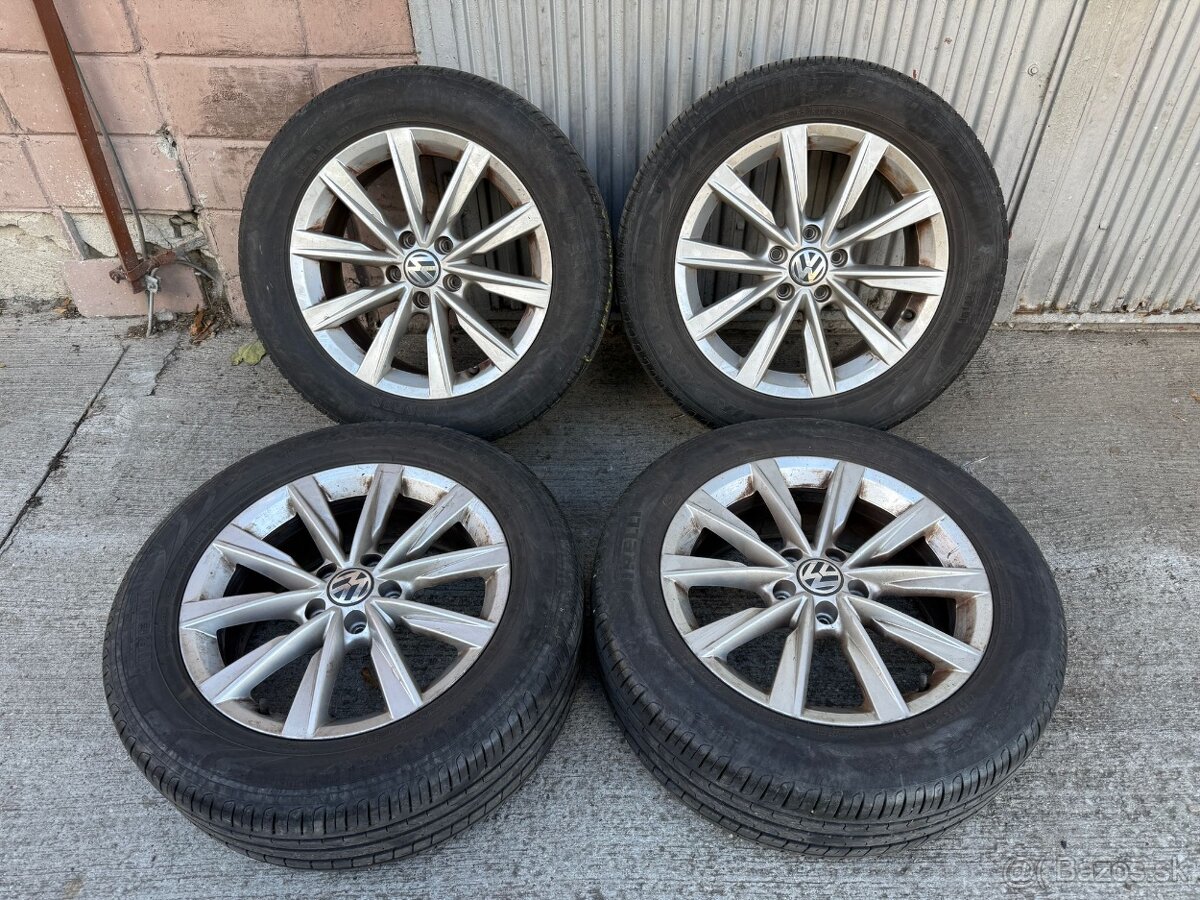 17" Elektrony VW 5x112 s letnymi pneu 235/55 R17
