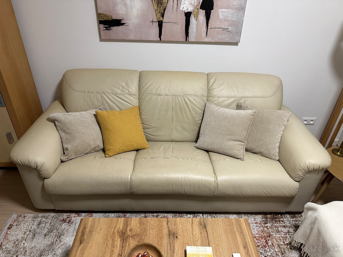 Kožená sedacia súprava