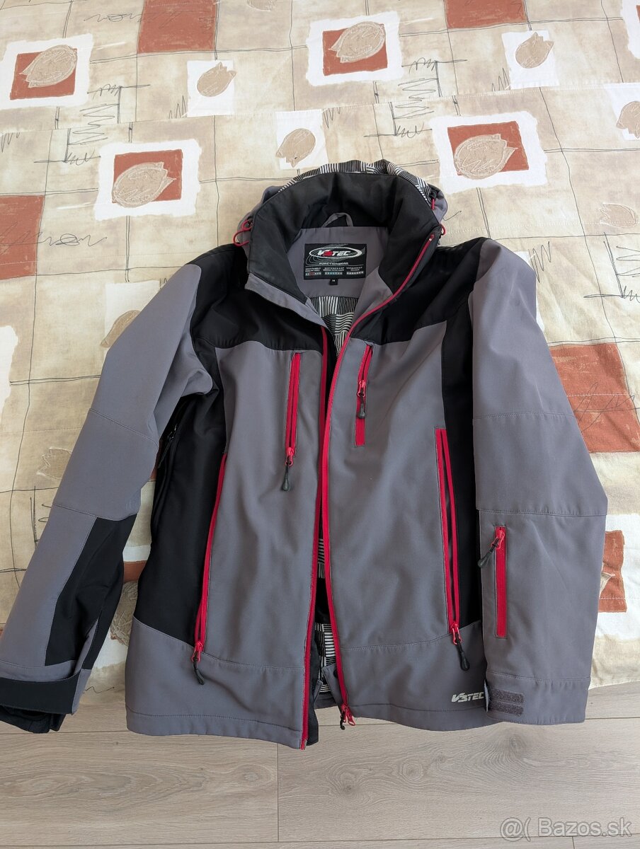 Pánska funkčná lyžiarska softshell bunda V-TEC veľkosť M