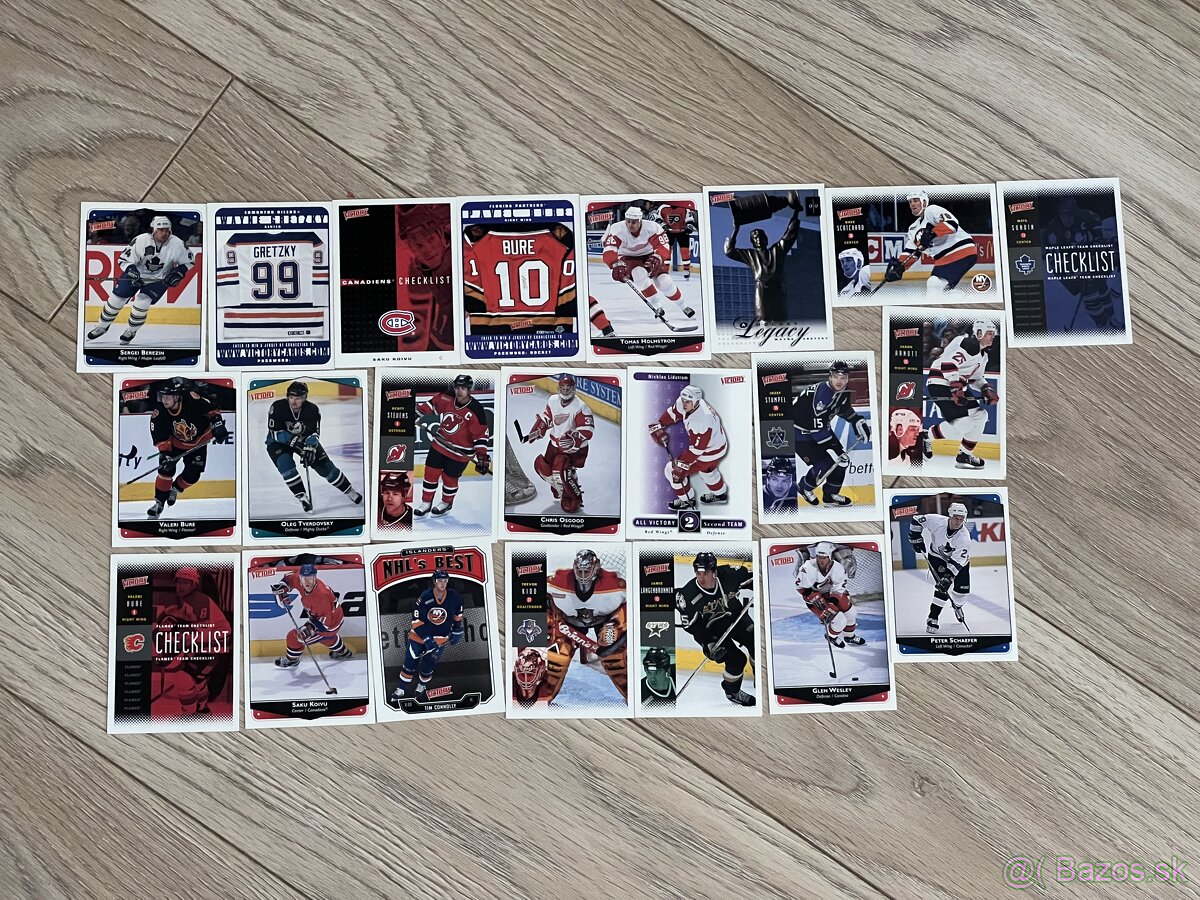 Hokejové karty Victory do roku 2000