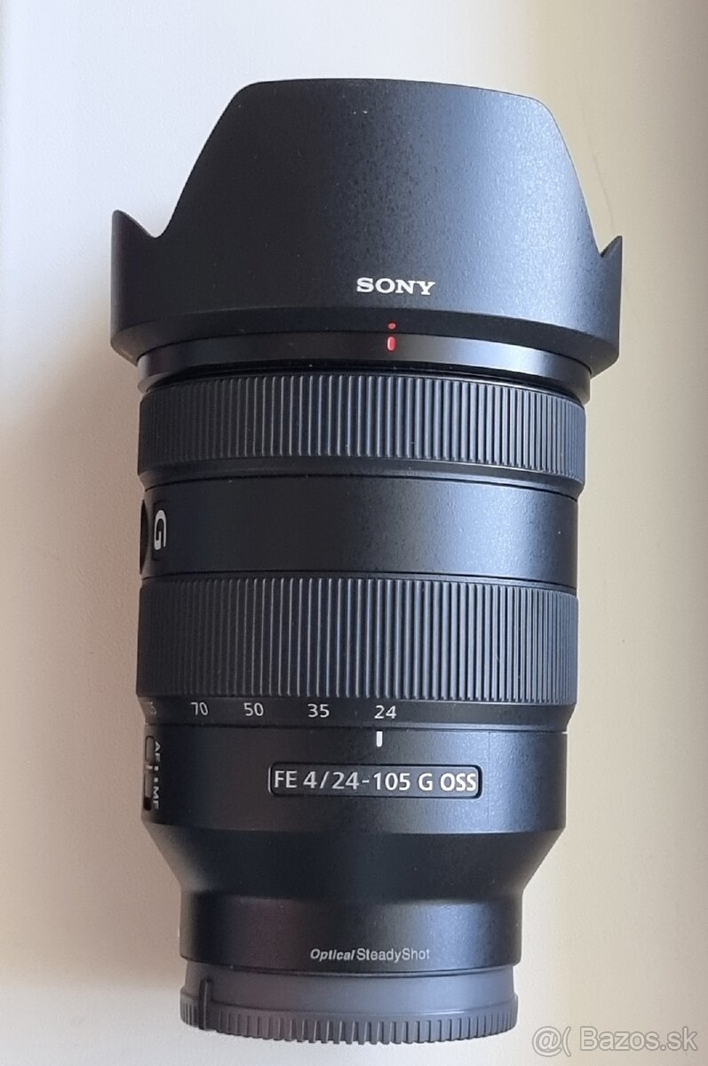 Sony FE 24-105 mm f4 G. Stav ako nový