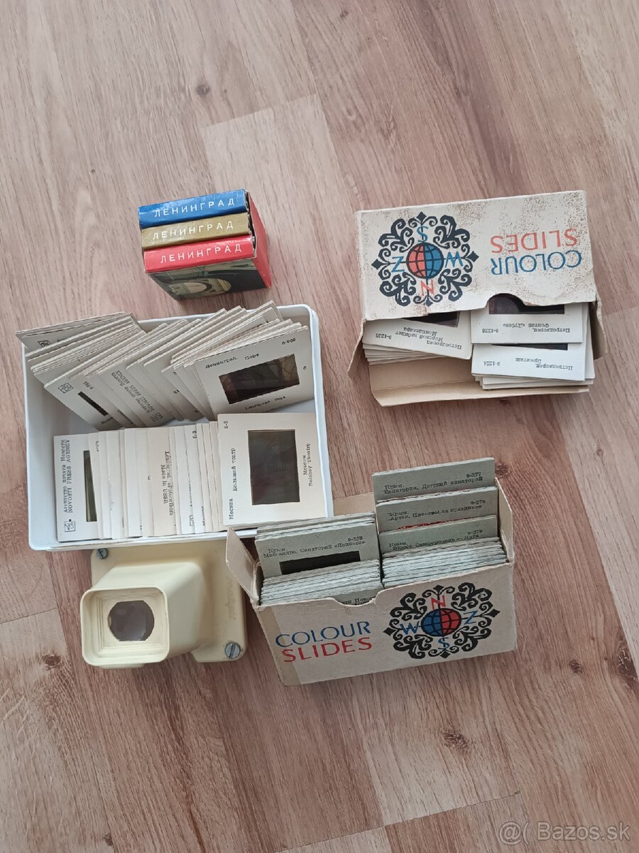 Premietačka diapozitivov - kukátko na diapozitivy