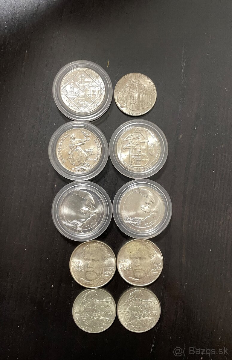 100kcs strieborné mince