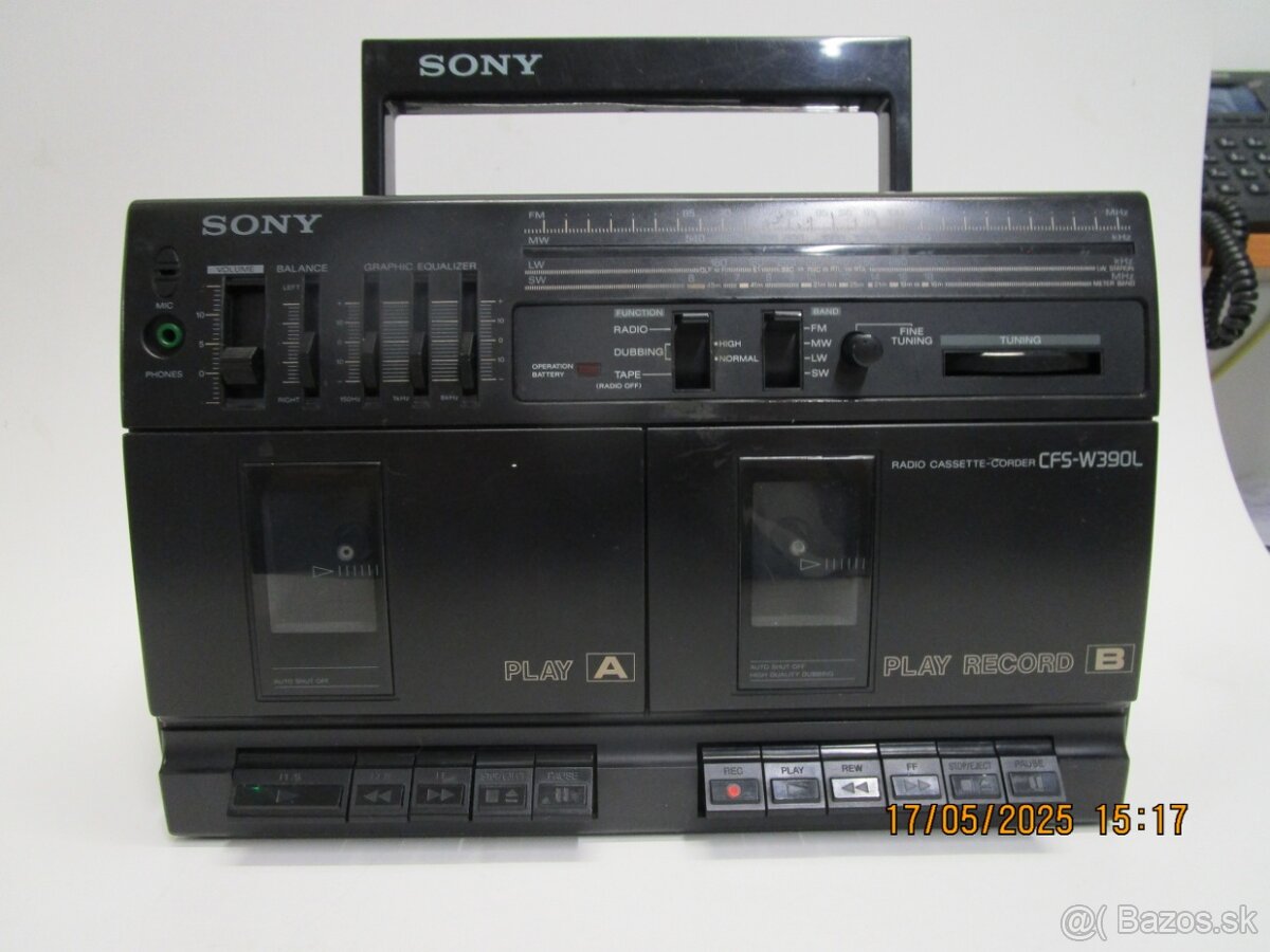 PREDAM RETRO RADIOMAGNETOFON CFS-W390L ZA 20€