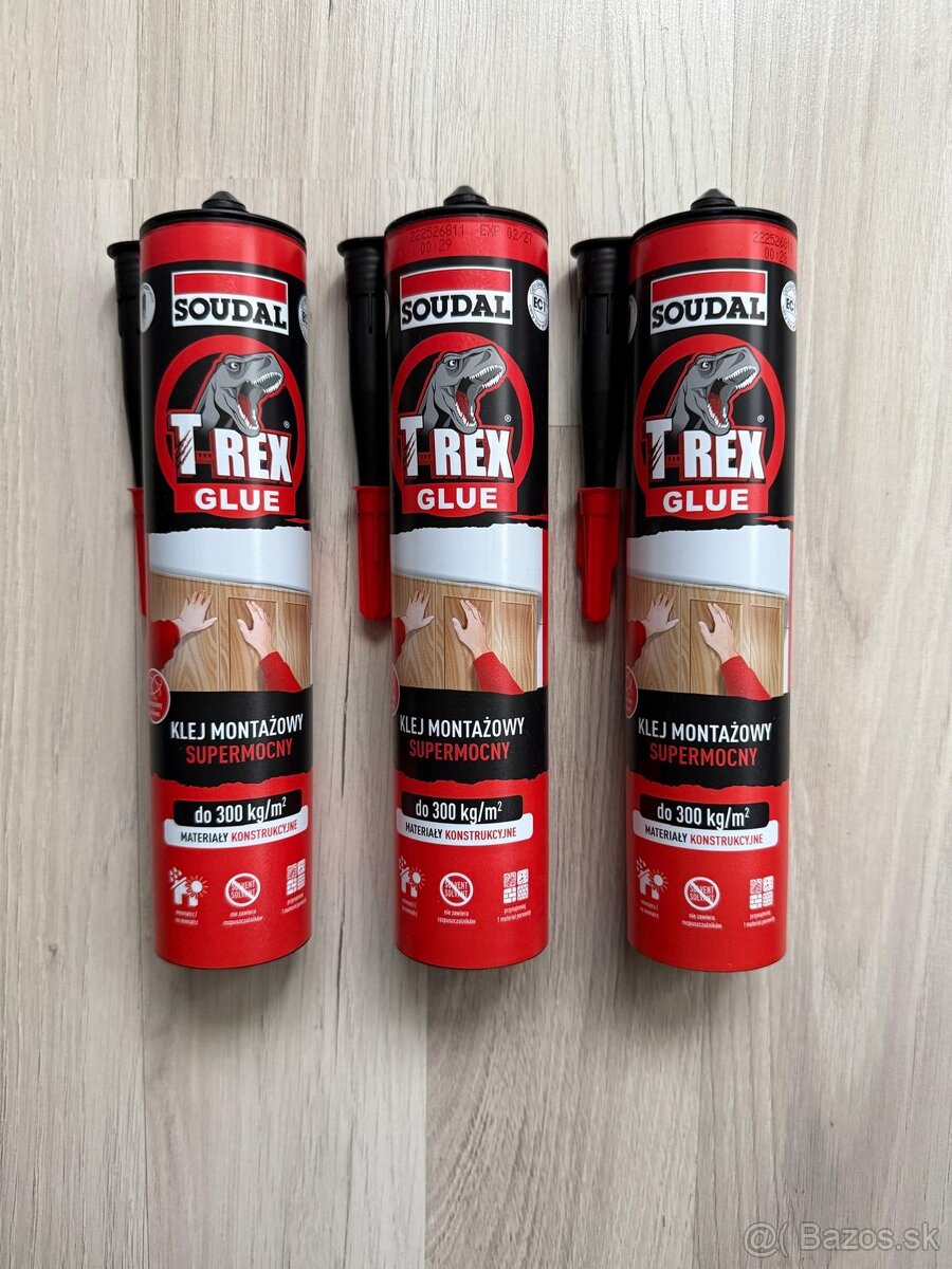 Montazne lepidlo Soudal T-REX biele