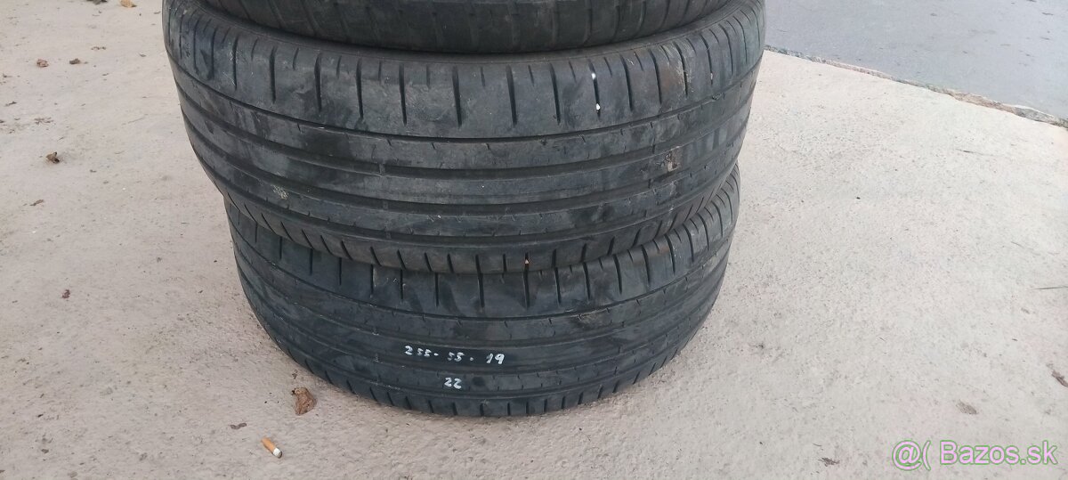 2ks letné pne.Pireli p.zero 255/55R19( 50e za2ks