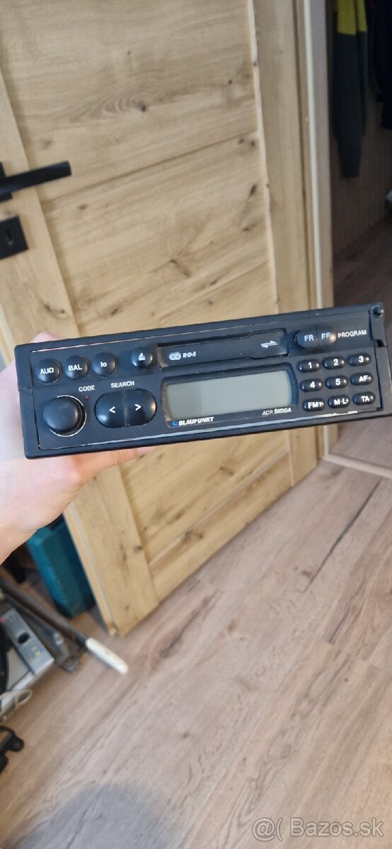 Autoradio Blaupunkt ACR Škoda
