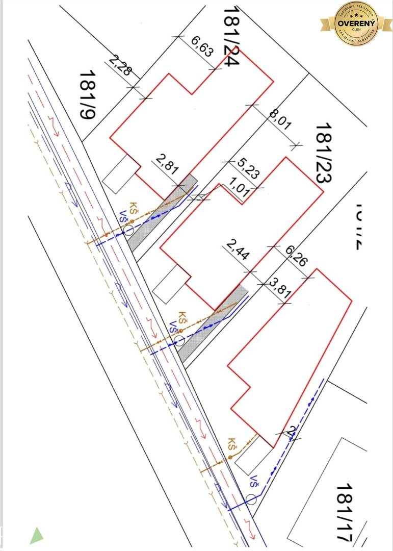 NA PREDAJ - SLNEČNÉ STAVEBNÉ POZEMKY - PAVLICE, 185 EUR/m²