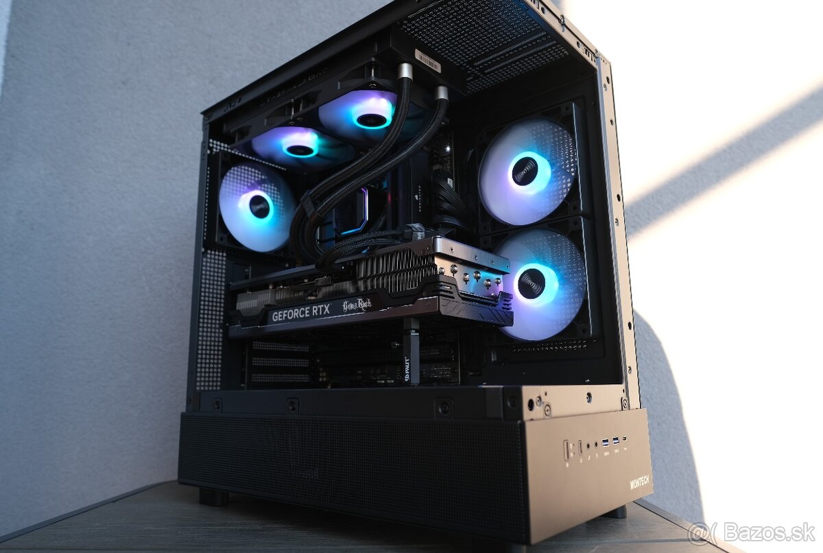 Herný PC, Ryzen 7 7800X3D, RTX 4070 Ti Super, 32GB RAM, SSD