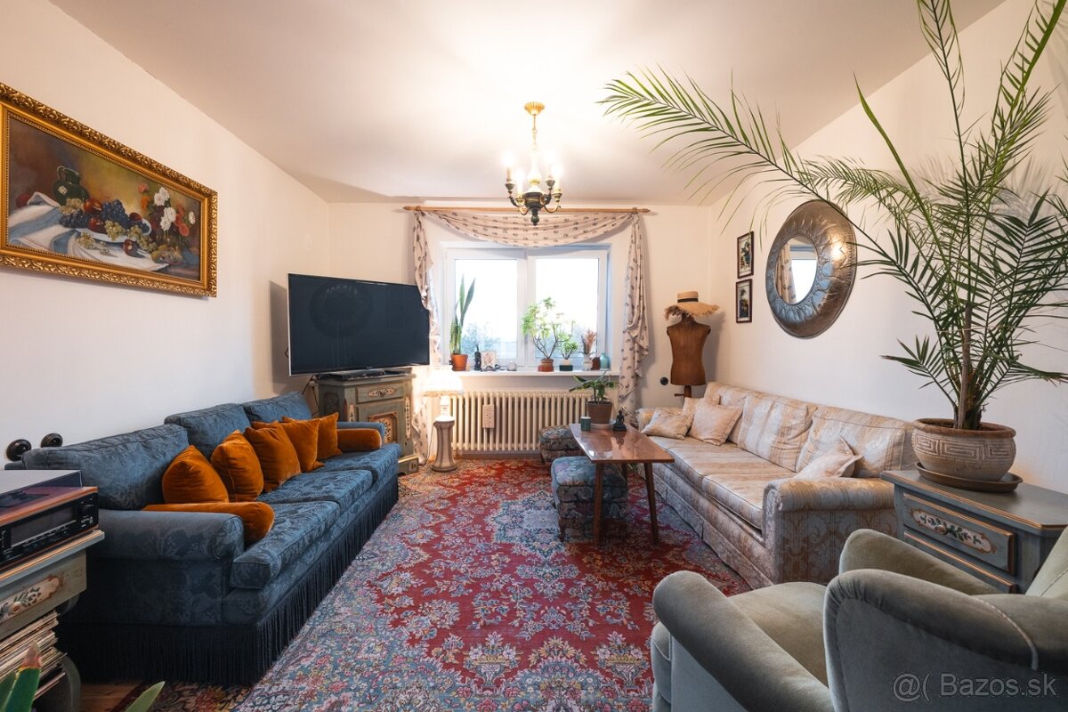 Modrý gauč – vintage Ernst Kroupa