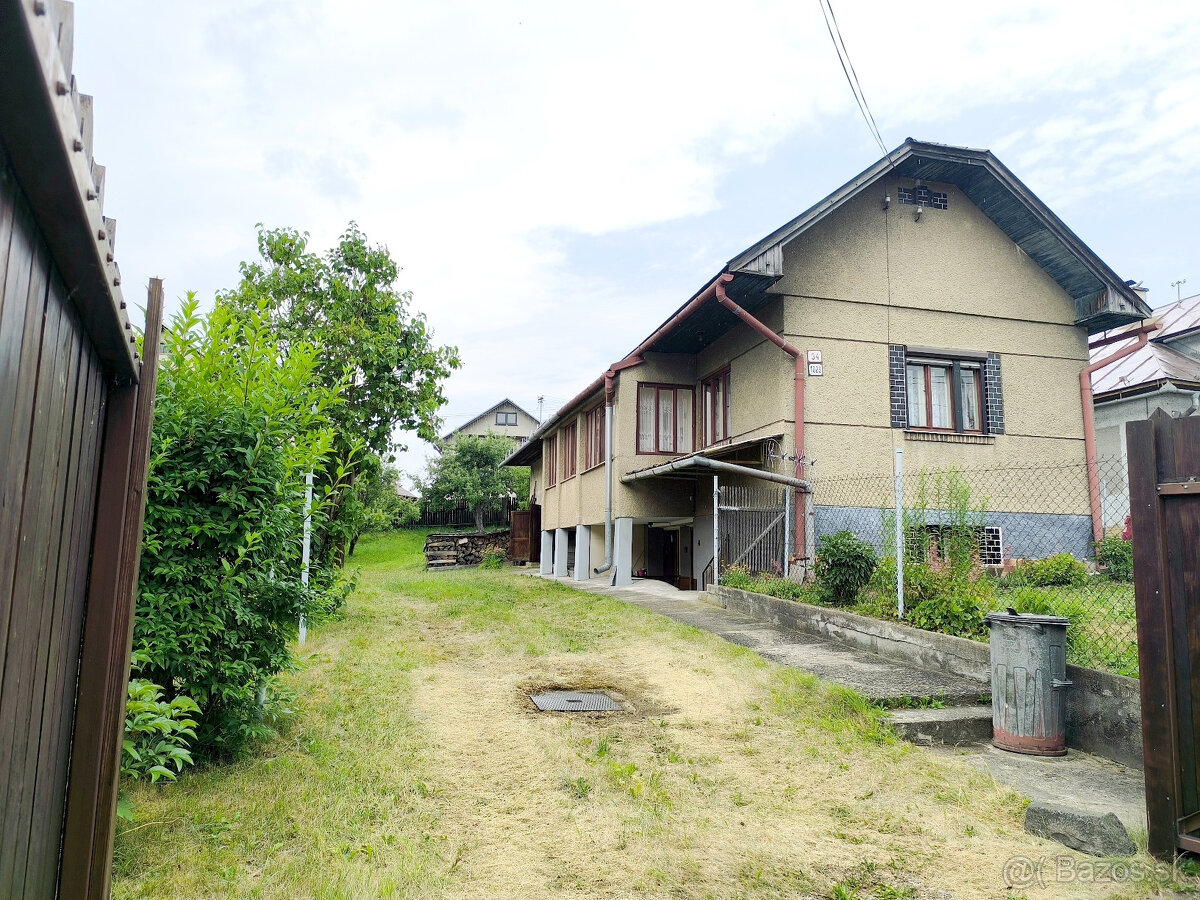 KRÁSNY UDRŽIAVANÝ MUROVANÝ RODINNÝ DOM CHALUPA S VÝBORNÝM PO