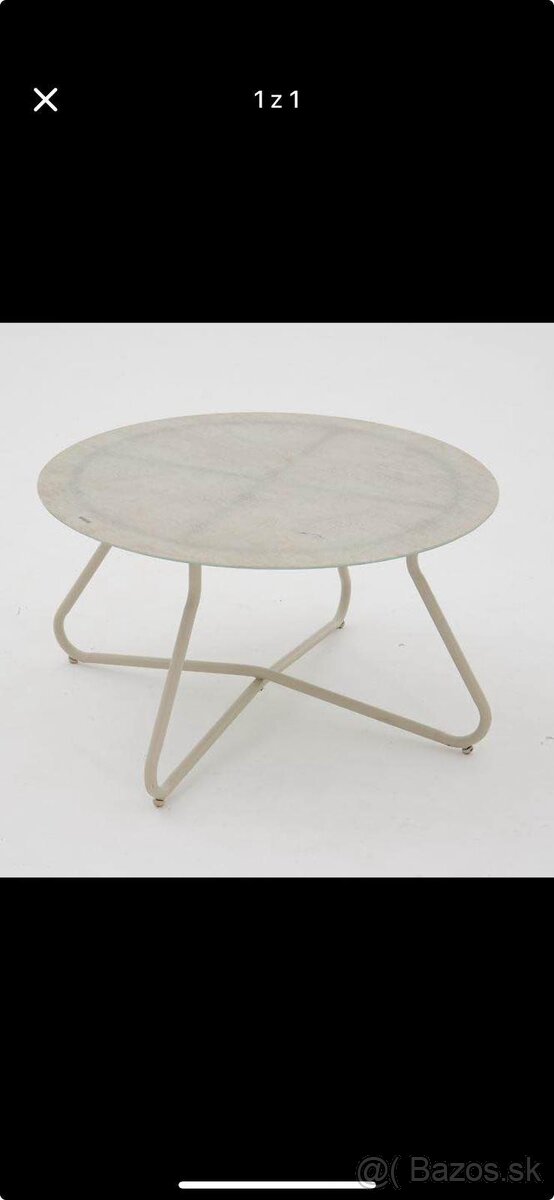 Záhradný stolik Samba rozmery 80x40 pôvodne balenie