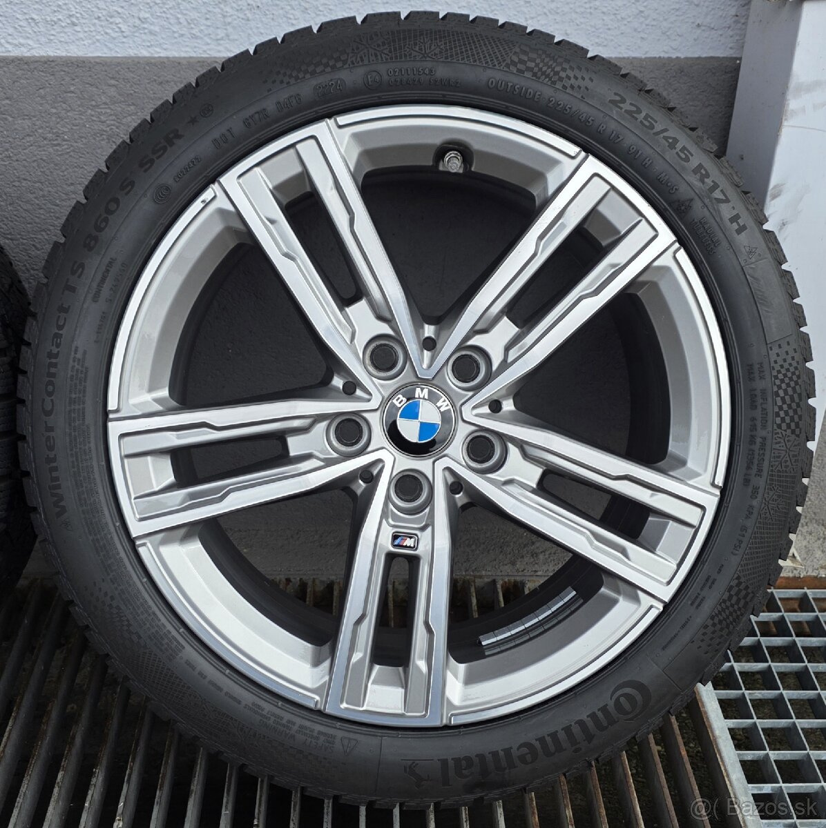 225/45 R17 zimné pneu+disky BMW Double-Spoke 550M Ferricgrey