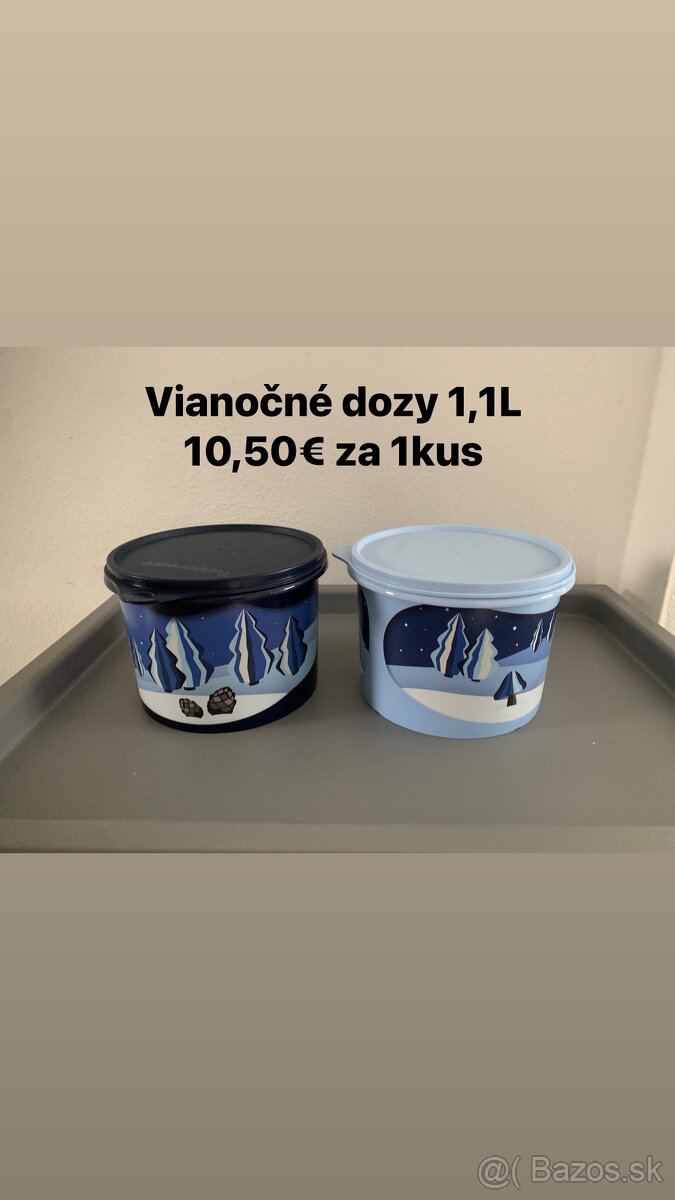 Vianočné dozy 1,1L - Tupperware