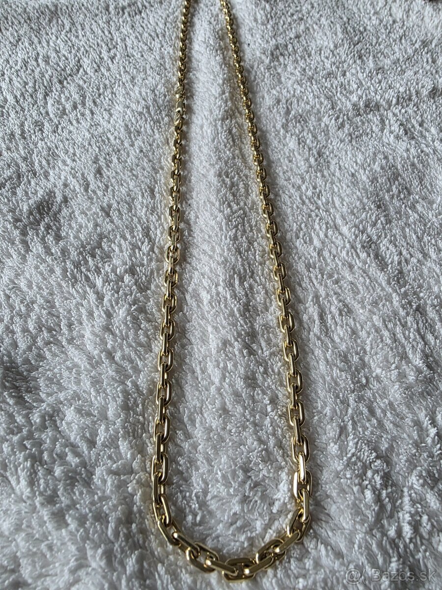 Zlatá retiazka 14 karát, ručne pilovaná 42,18 cena 80eur/g