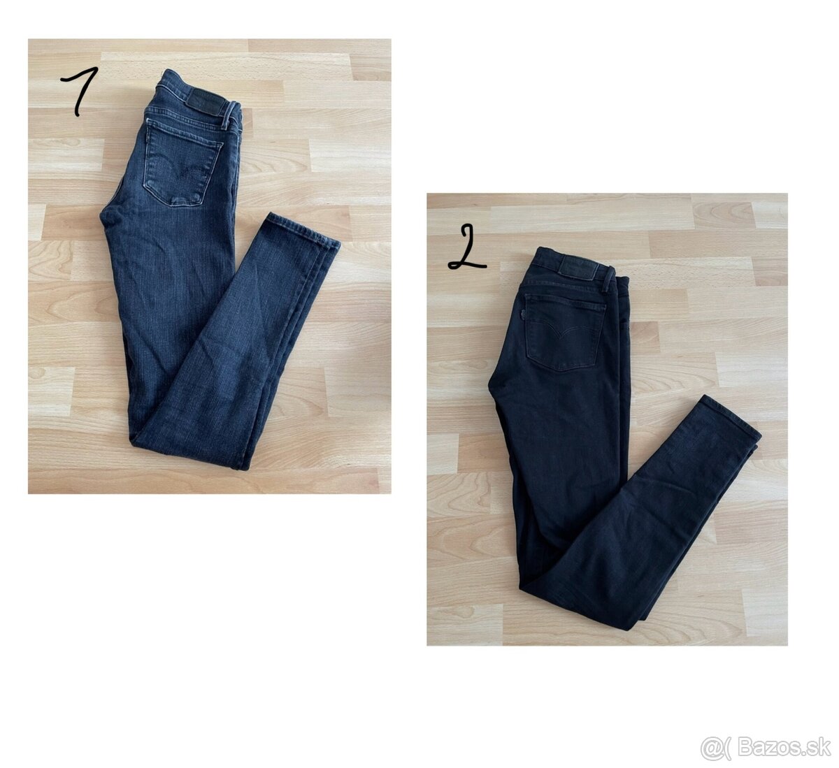 Levis čierne rifle originál