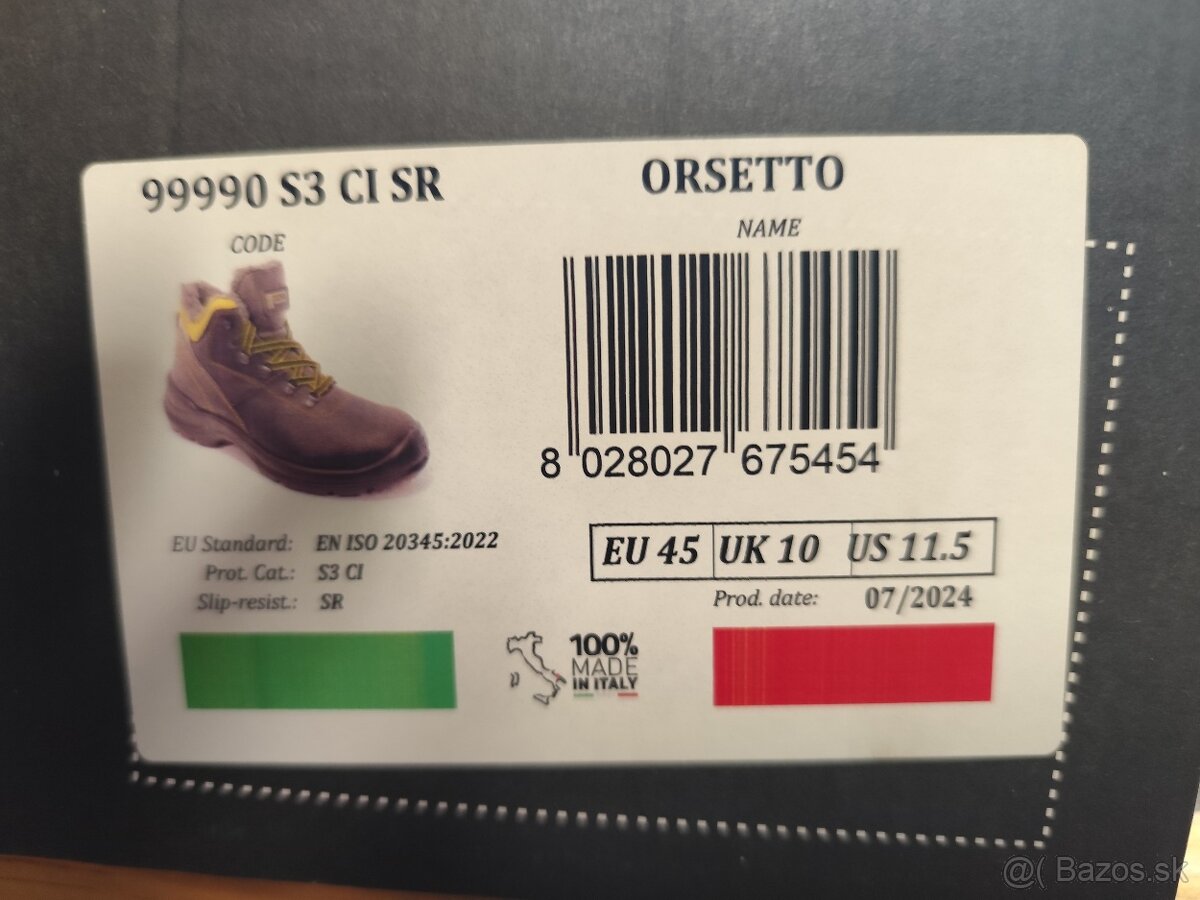 Zimné pracovné topánky Panda