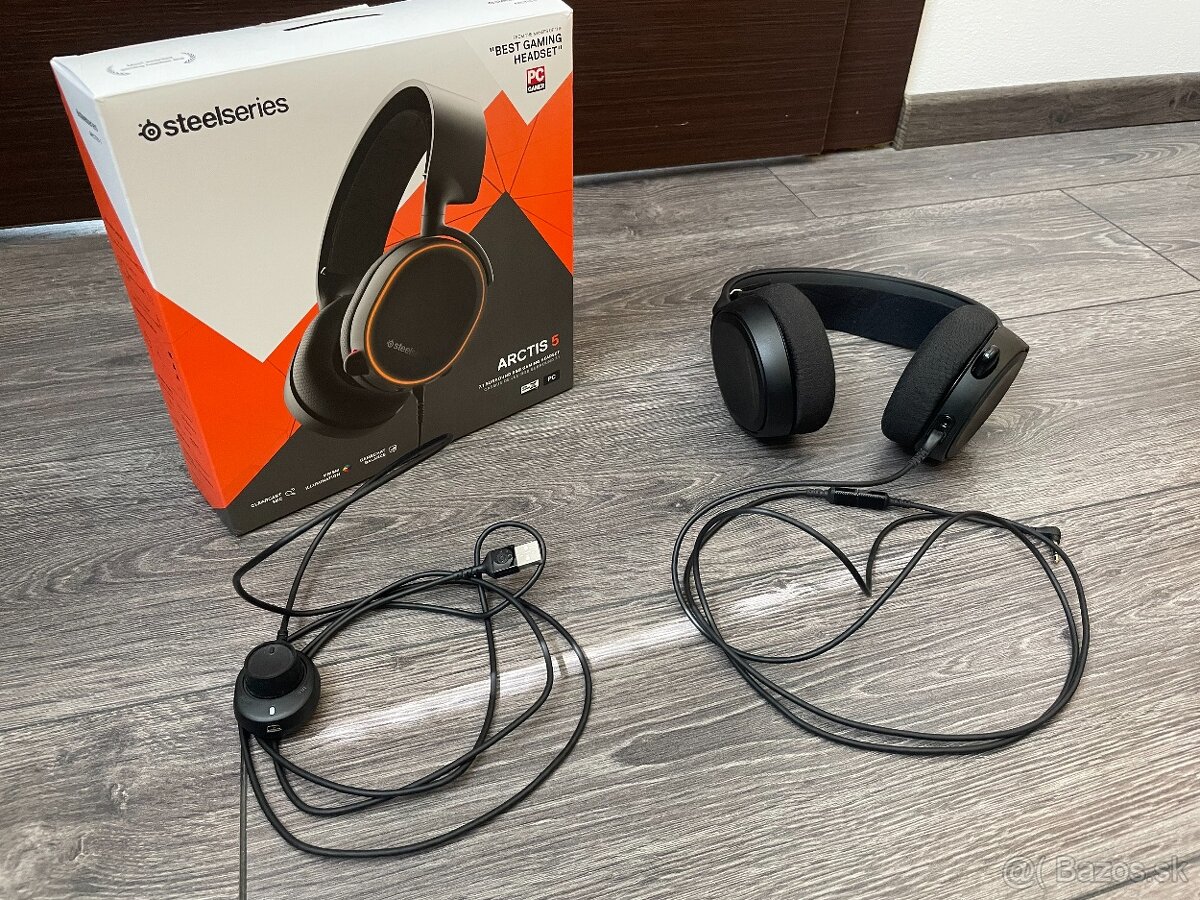 Herné slúchadlá SteelSeries Arctis 5 Black