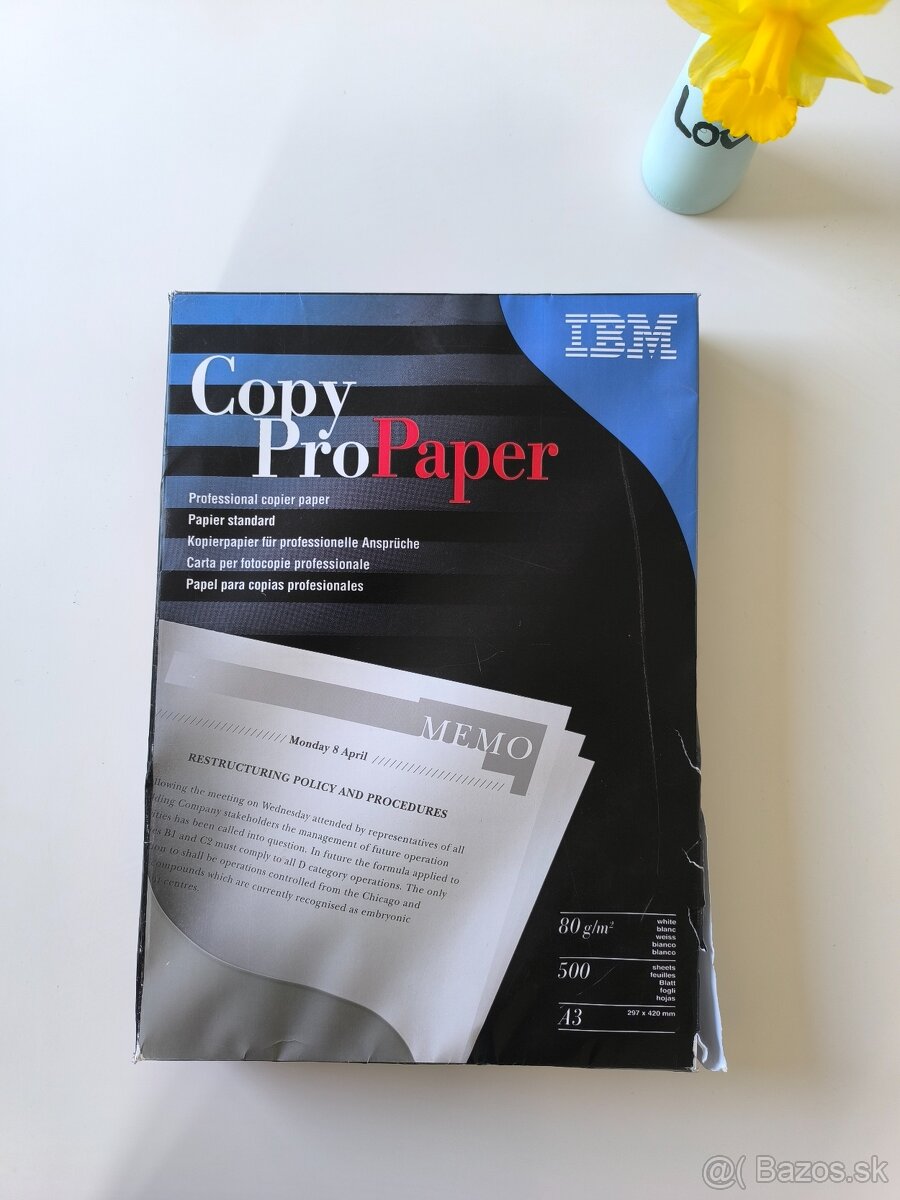 Kopírovací papier COPY pro paper A3, 500ks, 80g