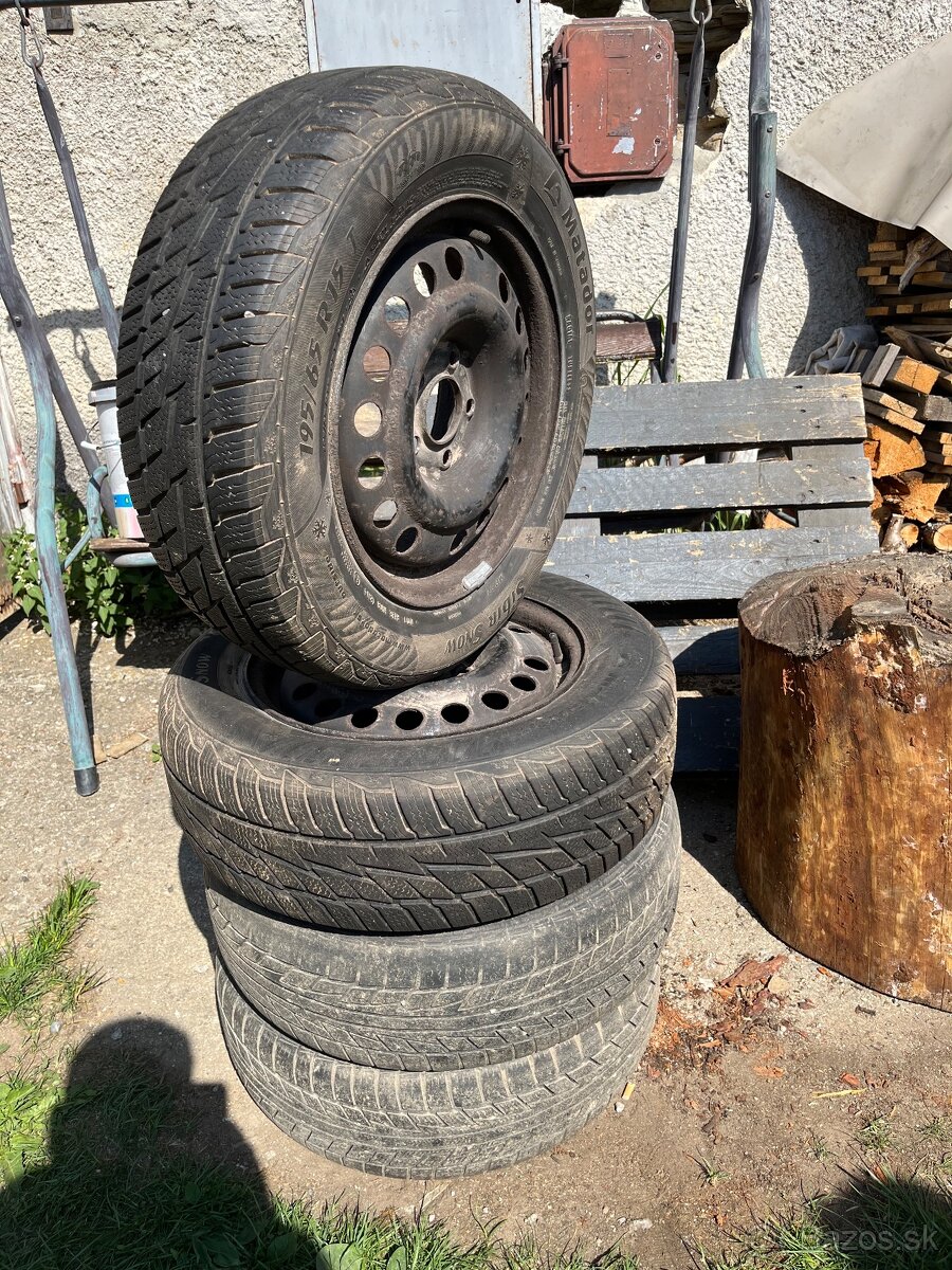 Pneumatiky s diskami 195/65/R15