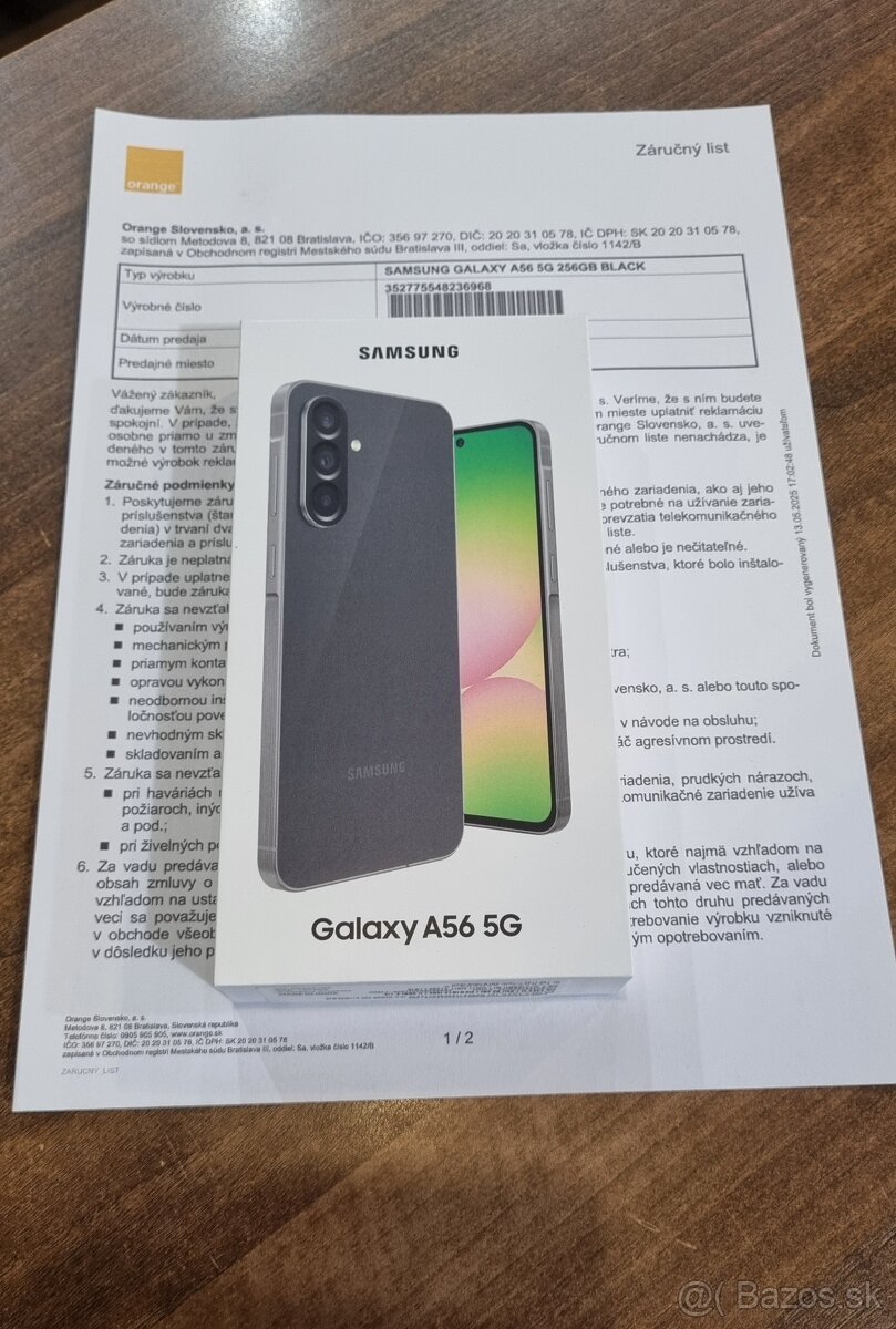 Samsung Galaxy A56 5G A566B 8GB/256GB