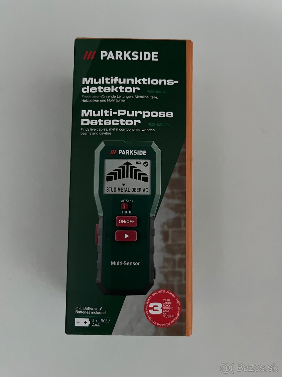 Multifunkčný detektor Parkside