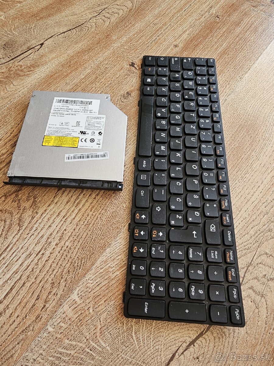 Lenovo klavesnica a dvd-rw