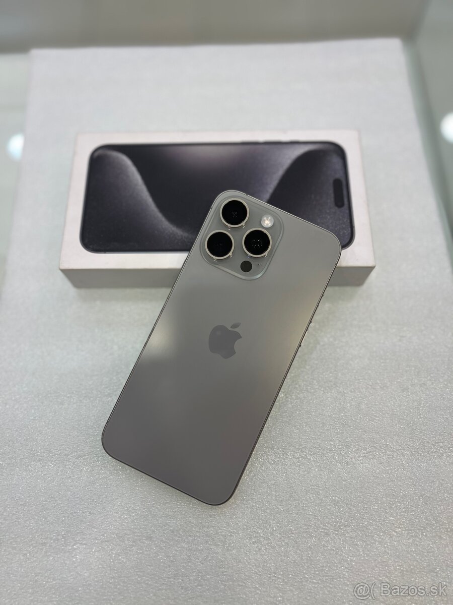 ZÁRUKA | iPhone 15 Pro Max 256gb Natural Titanium