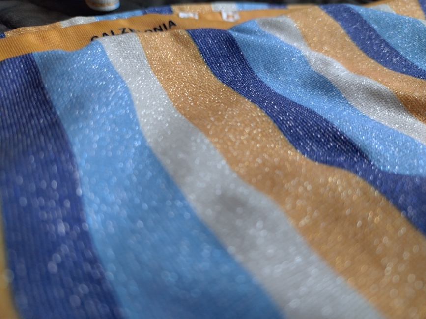 NOVA CENA Calzedonia trblietave pasikave bikini