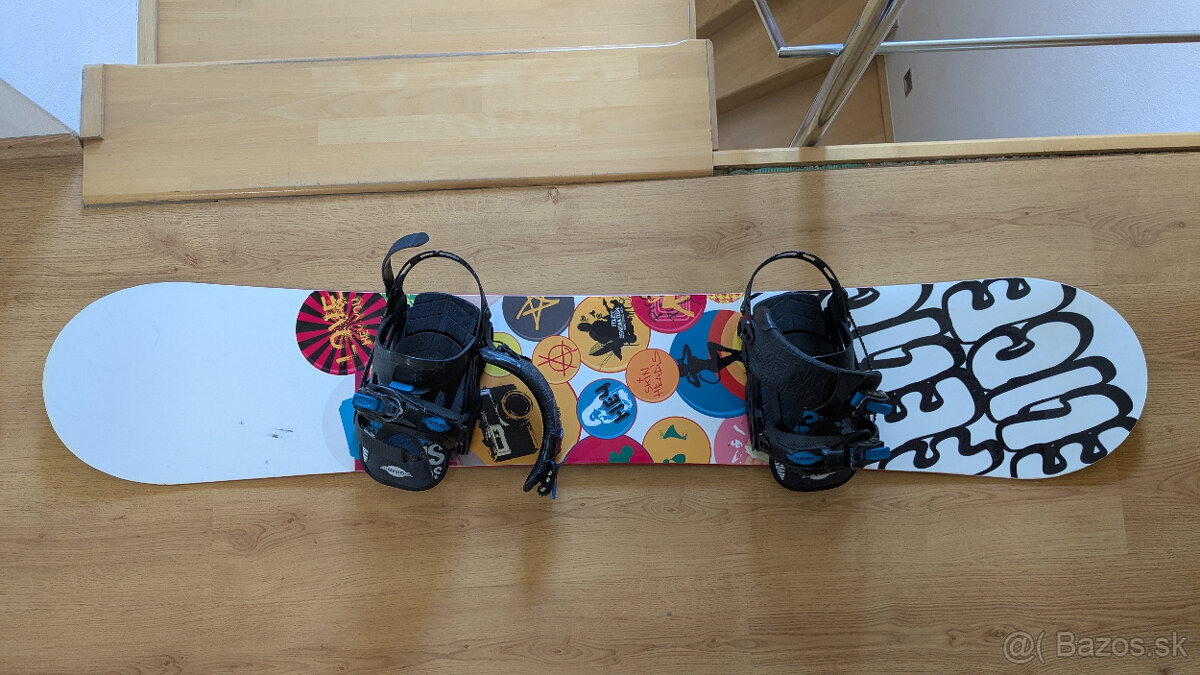 Predám snowboard FELICE s viazaním a topánkami