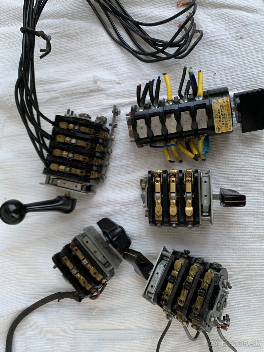 Staré spínače / prepínače / vypínače