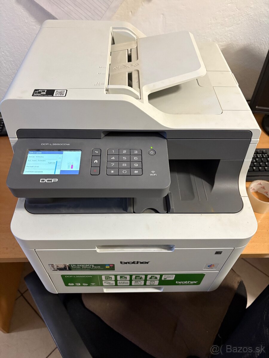 Predám laserovú tlačiareň farebnú Brother DCP- L3550CDW