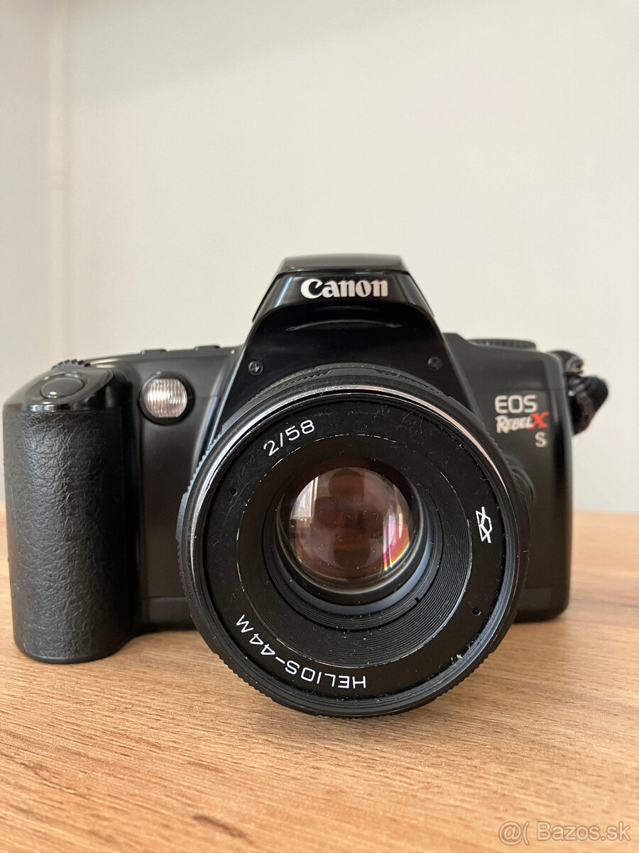 Canon EOS Rebel XS filmový + Helios 44 2/58