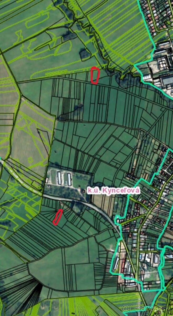 Na predaj 3 parcely v k.ú. Kynceľová (Banská Bystrica)