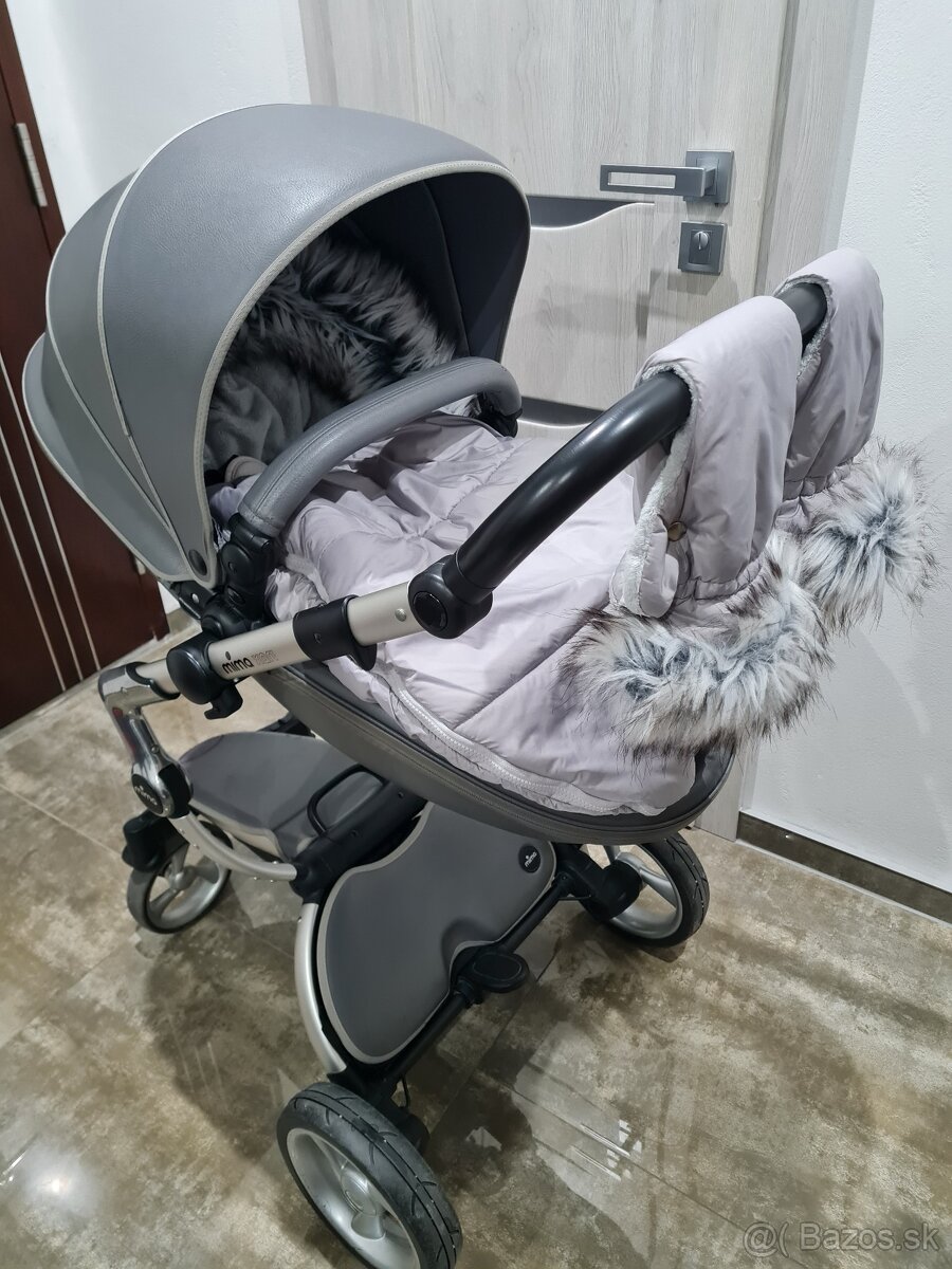 Kocik Mima Xari + vajicko Cybex Aton 5 + oblecenie