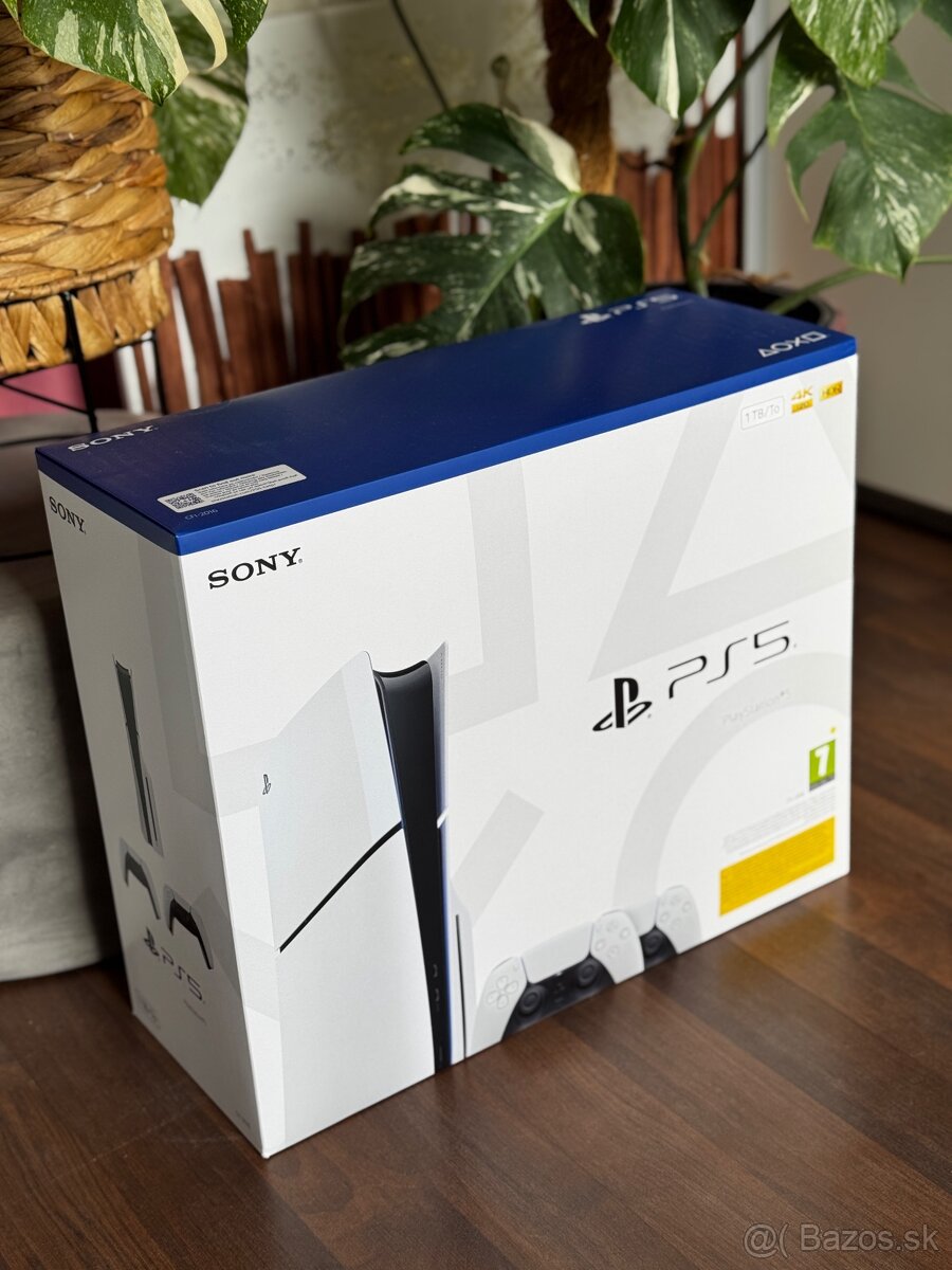 Úpne NOVÁ zabalená PlayStation 5 (Slim) - 1 TB + 2x dualsens