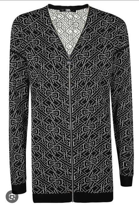 KARL LAGERFELD luxusny obojstranny kardigan M/L