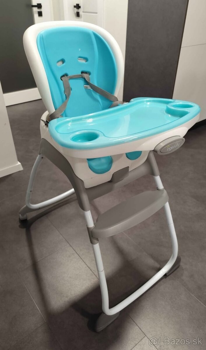 Detská jedálenská stolička 3v1 Aqua