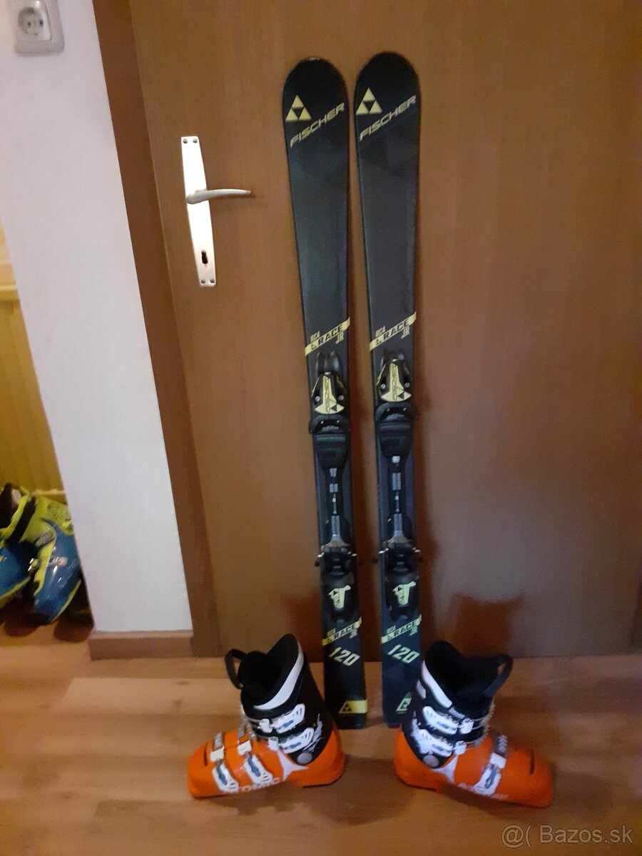 Predám detské lyže fischer rc4
