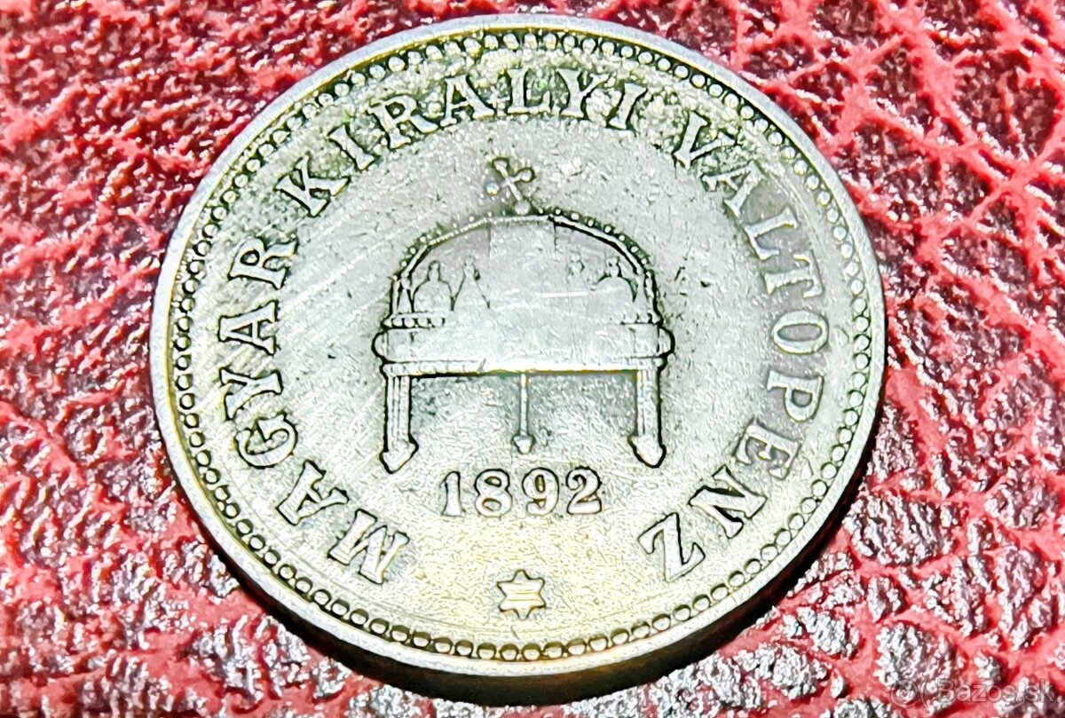 VZÁCNA MINCA: 20 filter 1892 KB