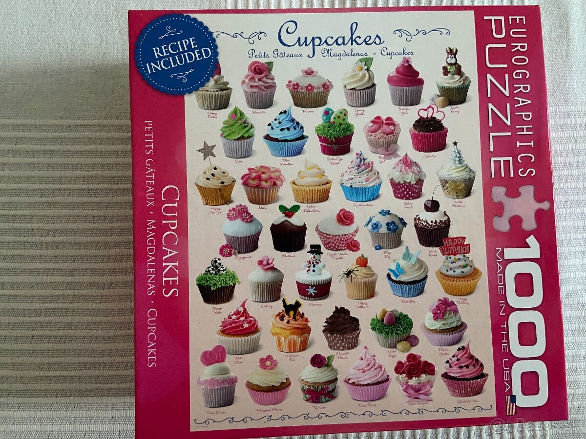 Eurographics puzzle - Cupcakes, 1000