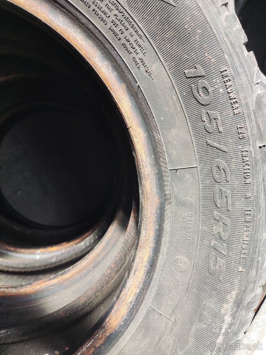 Predám letné pneu 195/65r15