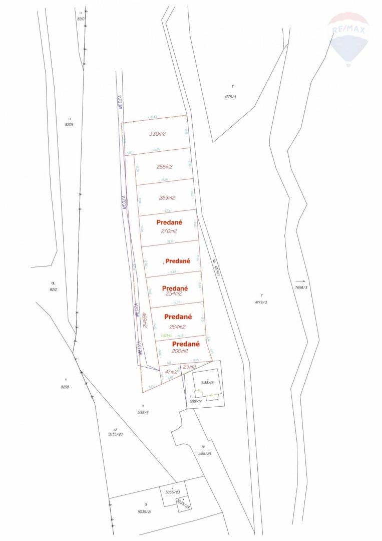 Pozemok na predaj - 340m2 - Vrbov č.5
