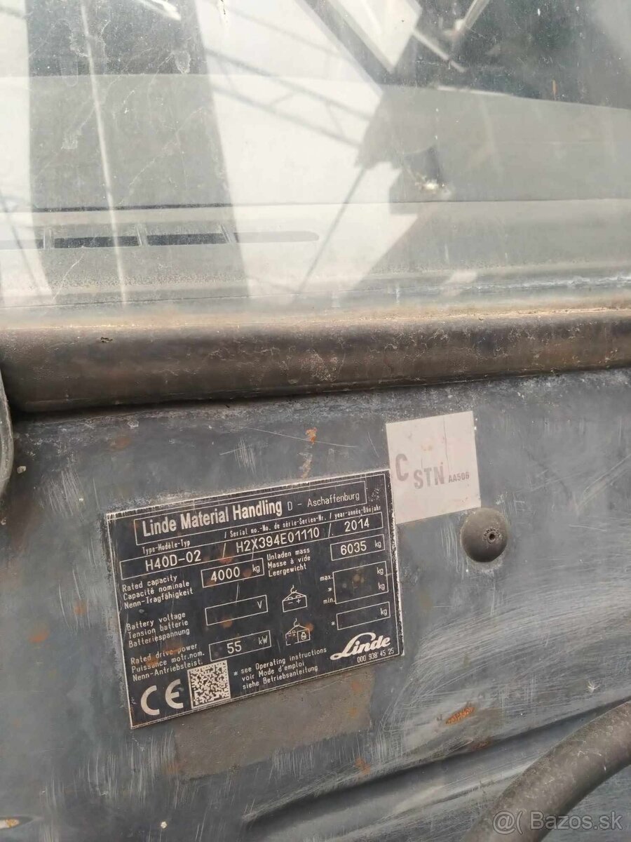 Vysokozdvižný vozík Linde H 40 D